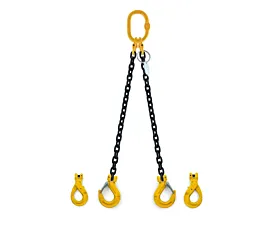 2-Leg G8 Lifting chain - 4.4t - 10mm - 2-leg - Without shortening hooks - G8 - Choose your hooks 2-Leg G8 Lifting chain - 4.4t - 10mm - 2-leg - Without shortening hooks - G8 - Choose your hooks
