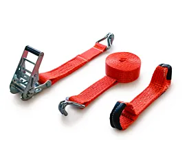 All Tie-Down Straps & Accessories Car tie-down strap - 5T - 4.38m - 50mm – 3-part – Double J-hook - Vehicle transportation All Tie-Down Straps & Accessories Car tie-down strap - 5T - 4.38m - 50mm – 3-part – Double J-hook - Vehicle transportation
