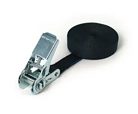Up to 1.5T - Endless Tie-down - 800kg - 5m - 25mm – 1-part - Ratchet - Black - 5pcs
