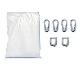 All Lashing Products Safety sheet, 4 snap hooks and 2 buckles - Set All Lashing Products Safety sheet, 4 snap hooks and 2 buckles - Set