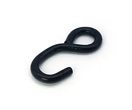 S-Hooks Coated S-hook -  800kg - 25mm - Black
