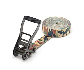 All Tie-Down Straps 50mm Tie-Down Strap - 5T - 50mm - 1-part - Ratchet - Camouflage + Custom label All Tie-Down Straps 50mm Tie-Down Strap - 5T - 50mm - 1-part - Ratchet - Camouflage + Custom label