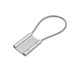 Lifting Slings Accessories Aluminum ID label/cable seal - Blank - Long cable (31cm) - Premium Lifting Slings Accessories Aluminum ID label/cable seal - Blank - Long cable (31cm) - Premium