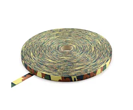 All Webbing Rolls - Polyester Polyester webbing 25mm - 1,200kg - 100m roll - Camouflage