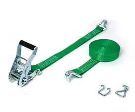 2.5T - Standard Tie-Down Strap - 2.5T - 35mm - 2-part - Double J-hook/Rave hook - Personalized