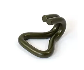 Standard Hooks Double J-hook - 50mm - Army green Standard Hooks Double J-hook - 50mm - Army green