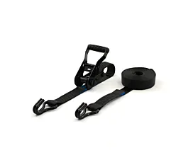 2.5T - Standard Tie-Down Strap - 2.5T - 35mm - 2-part - Ratchet - Black + Custom label