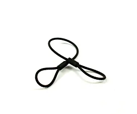All Steel Wire Ropes & Chains 5mm steel wire rope sling – 2 soft eyes – 160kg - Black