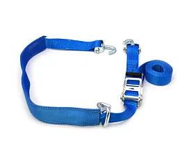 All Tie-Down Straps & Accessories Car tie-down strap - 5T - 3.5m - 50mm – Swivel hooks, finger hook, wear sleeve - Blue All Tie-Down Straps & Accessories Car tie-down strap - 5T - 3.5m - 50mm – Swivel hooks, finger hook, wear sleeve - Blue
