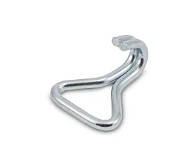 Standard Hooks Double J-hook - 50mm - Silver zinc plated - Ultra light Standard Hooks Double J-hook - 50mm - Silver zinc plated - Ultra light