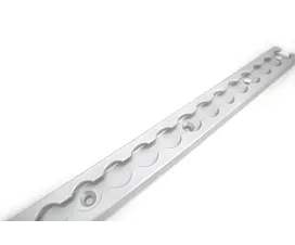 All Rails, Cargo Bars & Planks L-track rail with straight edge - 0.6m - Aluminum