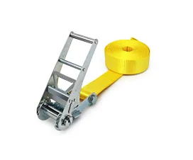 10T - Endless Tie-Down Strap - 10T - 75mm - 1-part - Ratchet - Yellow - Custom label