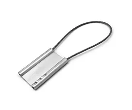 Lifting Slings Accessories Aluminum ID label/cable seal - Blank - Long cable (31cm) Lifting Slings Accessories Aluminum ID label/cable seal - Blank - Long cable (31cm)