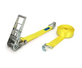 All Custom Tie-Down Straps Tie-Down Strap - 10T - 75mm - 2-part - Double J-hook - Yellow - Custom label All Custom Tie-Down Straps Tie-Down Strap - 10T - 75mm - 2-part - Double J-hook - Yellow - Custom label