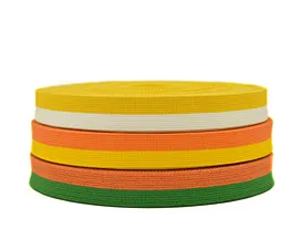 All Cotton Webbing Two-colored judo belt (50m roll)