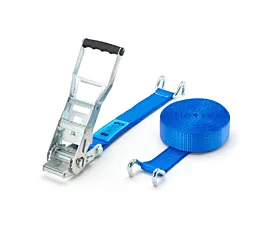 All Tie-Down Straps 50mm Tie-Down Strap - ERGO 5T - 9m - 50mm – 2-part -Open rave hook – Blue All Tie-Down Straps 50mm Tie-Down Strap - ERGO 5T - 9m - 50mm – 2-part -Open rave hook – Blue