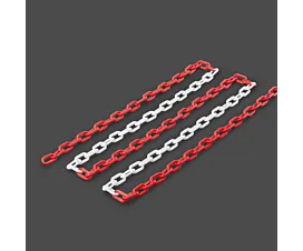 All Warning Material Signalisatieketting - 6mm - Rood/Wit - 25m All Warning Material Signalisatieketting - 6mm - Rood/Wit - 25m
