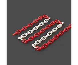 All Warning Material Barrier chain - 10mm - Red/White - 25m All Warning Material Barrier chain - 10mm - Red/White - 25m