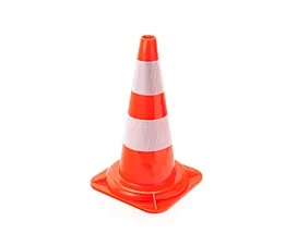 All Warning Material Traffic cone - Orange with reflective strips - 50cm All Warning Material Traffic cone - Orange with reflective strips - 50cm