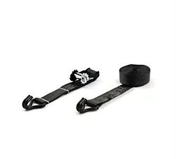 5T - Standard Tie-Down Strap - 5T - 50mm - 2-part - Ratchet base (for handle) - Black + Custom label