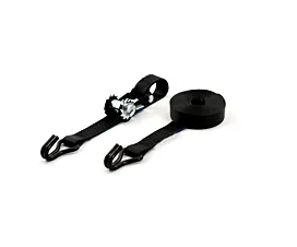 2.5T - Standard Tie-Down Strap - 2.5T - 35mm - 2-part - Ratchet base - Black + Custom label